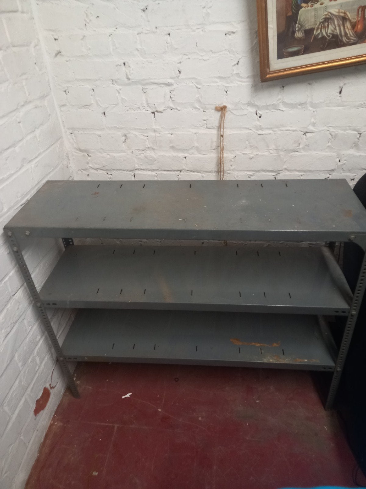 etagere metal 100 cm large sur 30 cm et 80 cm h