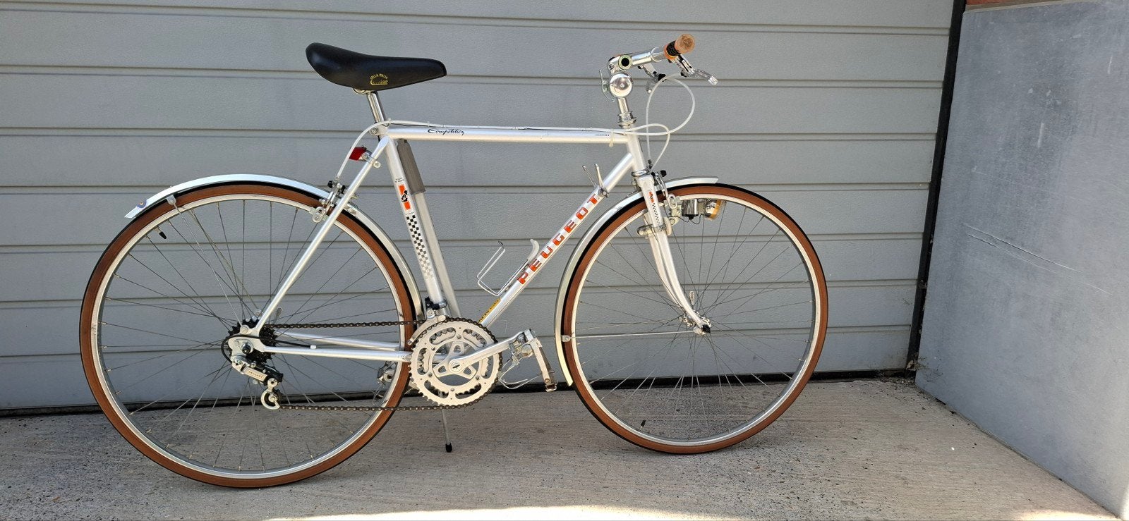 Peugeot competition koersfiets, Fietsen en Brommers, Ophalen, Jaren '60 of nieuwer, Velgrem, 47 tot 51 cm