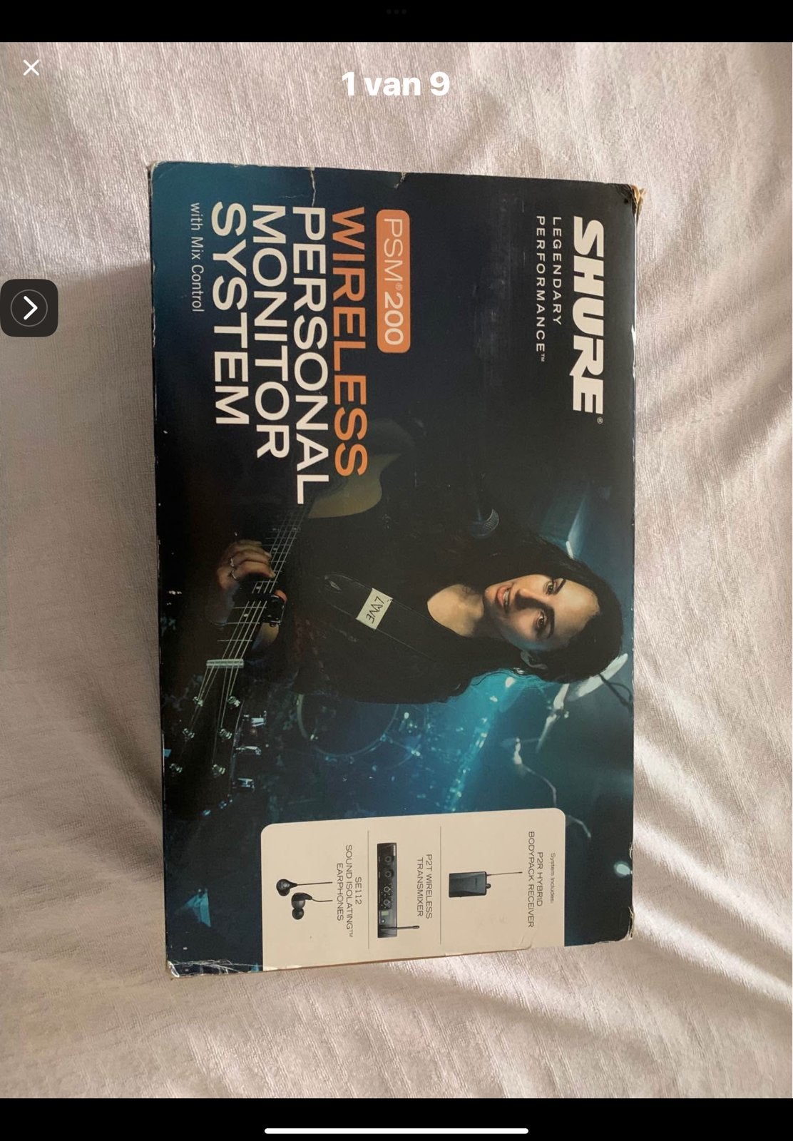 SHURE PSM 200 in-ear monitorsysteem, Enlèvement, Neuf