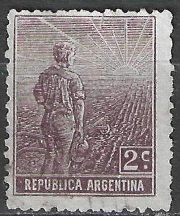 Argentine 1912/1915 - Yvert 179 - Fermier (ST), Envoi, Affranchi