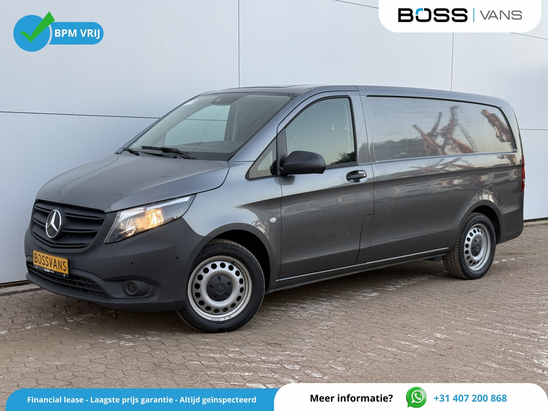 Mercedes-Benz Vito 114 1.9 CDI Automaat L2H1 Climate Control, Argent ou Gris, Achat, Entreprise, Noir