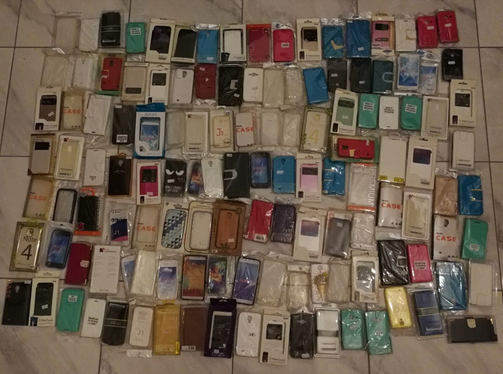 LOT GROSSISTE – 120 COQUES DE TÉLÉPHONES NEUVES, Télécoms, Enlèvement ou Envoi, Neuf, Autres modèles, Étui à rabat