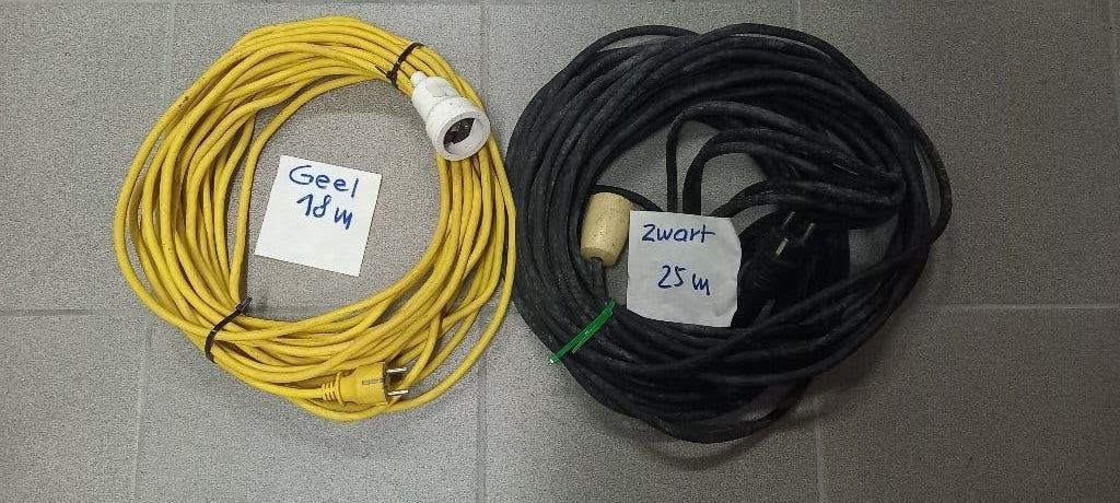 Verlengkabels, Ophalen