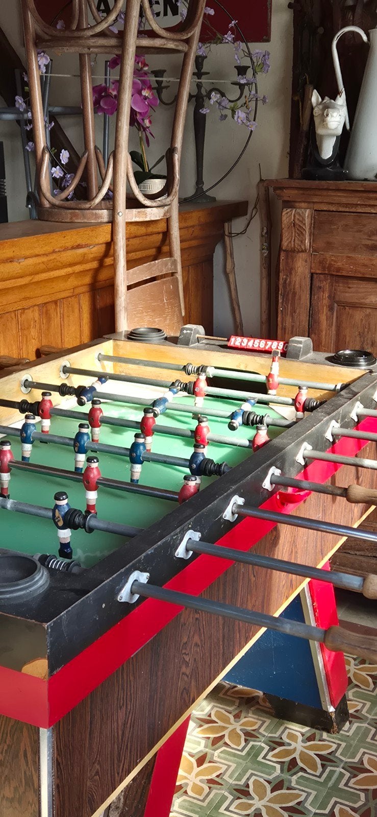 kicker/tafelvoetbal/jupiter, Sport en Fitness, Ophalen, Gebruikt