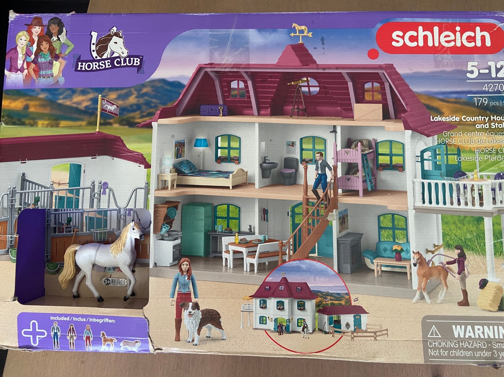 Schleich lakeside paardenclub huis nr 42706, Ophalen of Verzenden, Nieuw