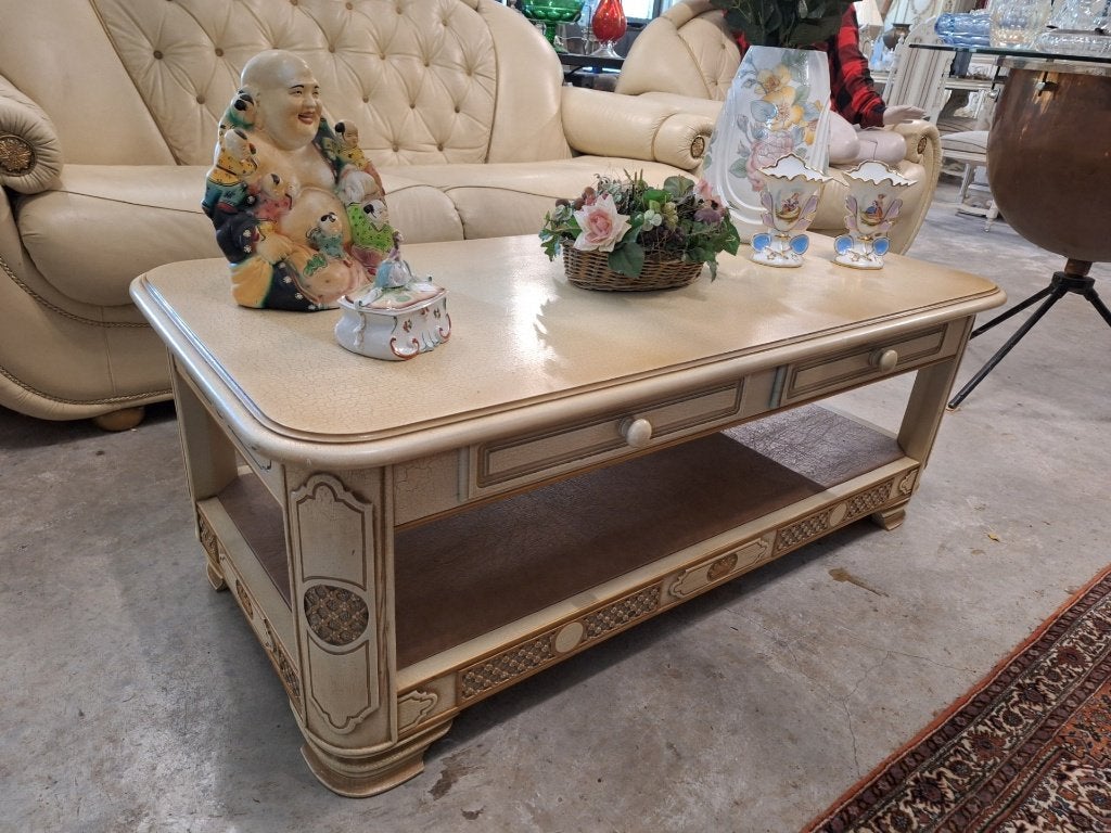 Italiaanse salontafel met 4 lades, Enlèvement, Comme neuf