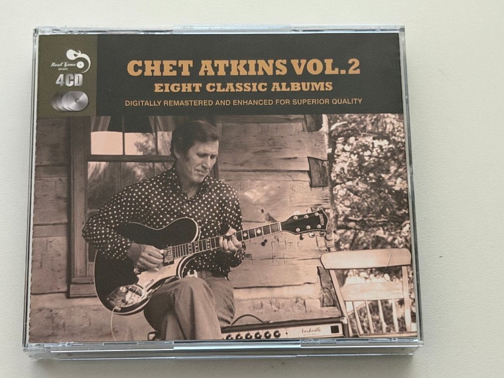Chet Atkins – Chet Atkins Vol. 2 (Eight Classic Albums), Enlèvement ou Envoi, Utilisé, Coffret, Country
