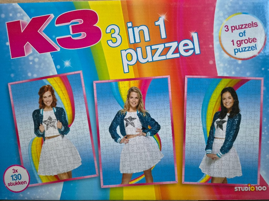 Puzzel K3, Enlèvement, Comme neuf