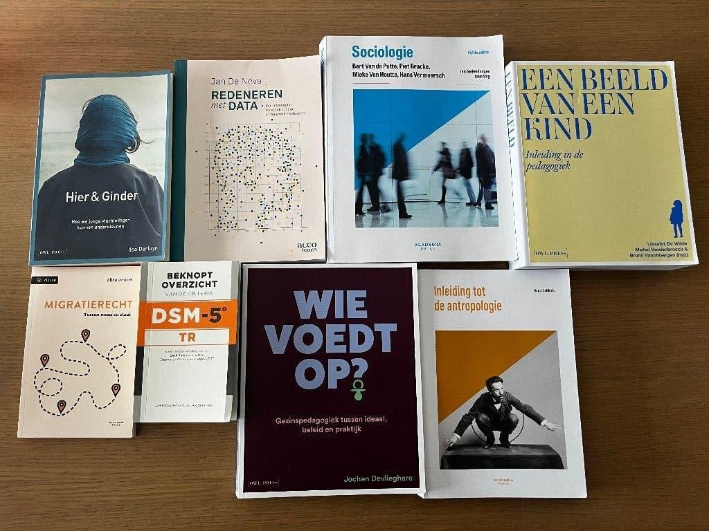 studieboeken 1ste jr Pedagogische Wetenschappen UGent, Enlèvement, Comme neuf, Enseignement supérieur