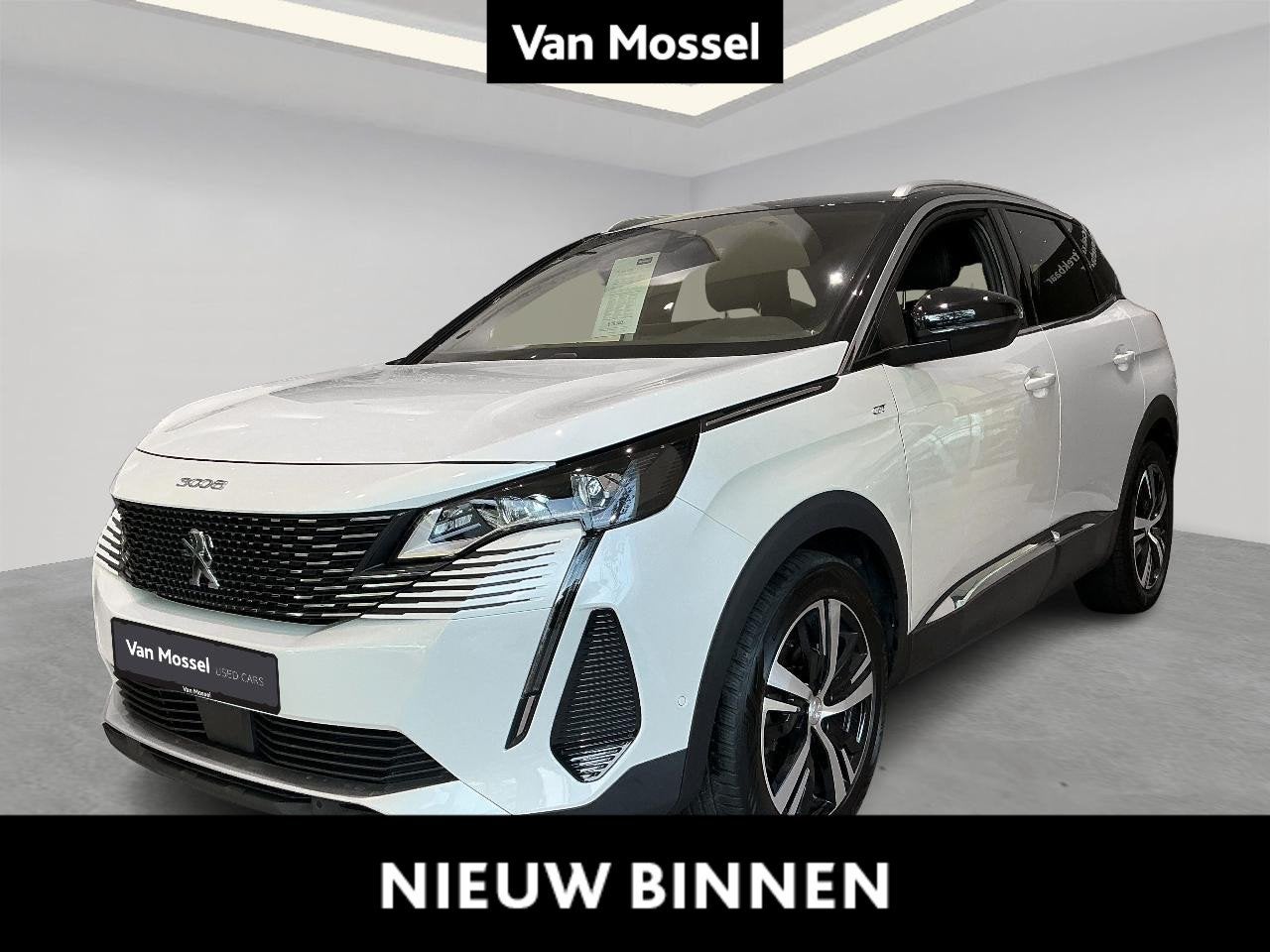 Peugeot 3008 1.2 PureTech 96kW S&S Auto GT, Auto's, Dealer onderhouden, Stof, Gebruikt, Wit