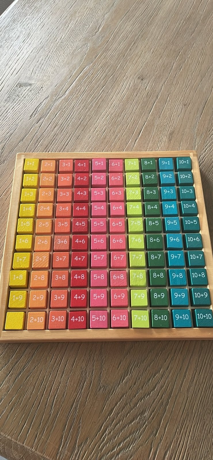 Houten rekenblokjes, Ophalen, Zo goed als nieuw