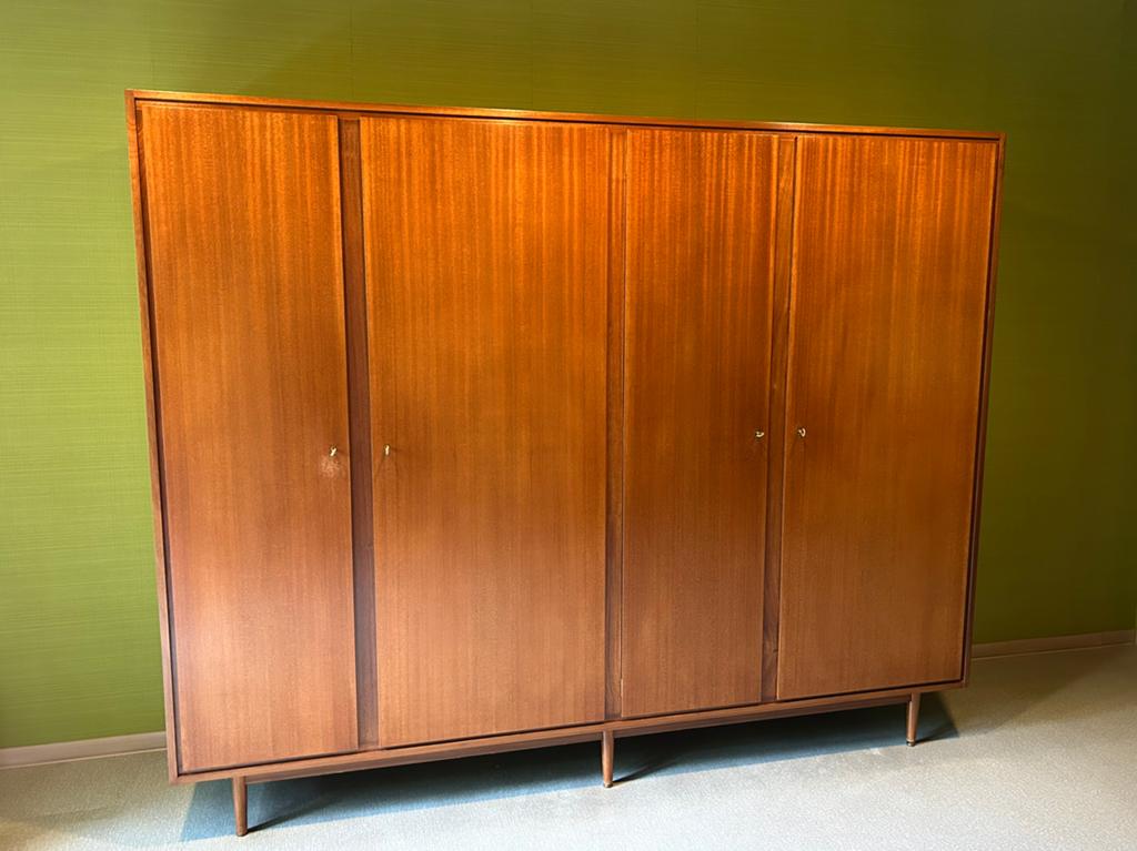 Vintage Vandenberghe, Maison & Meubles, Armoires | Vitrines, Teck, Avec porte(s), Vintage Belgisch design, 150 à 200 cm