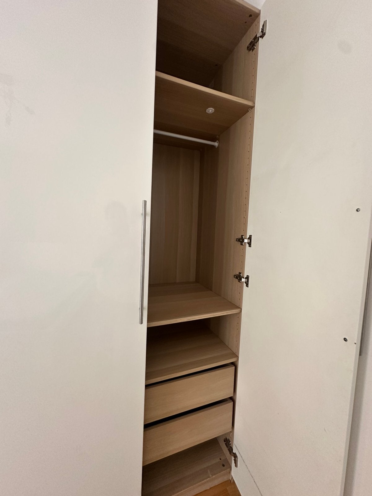 IKEA PAX kledingkast-Wit gebleekt eikeneffect -100x58x236 cm, Huis en Inrichting, Kasten | Kleerkasten, Gebruikt, 200 cm of meer