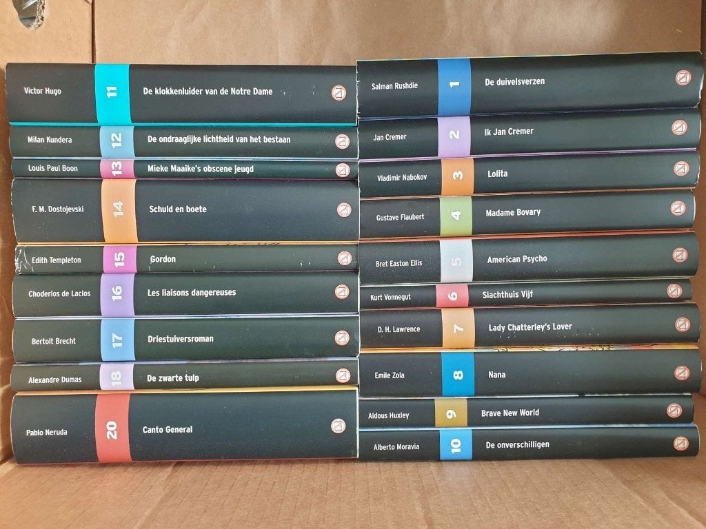 20 romans, De Verboden Boeken, oa Brave New World, olita, Boeken, Ophalen, Nederland