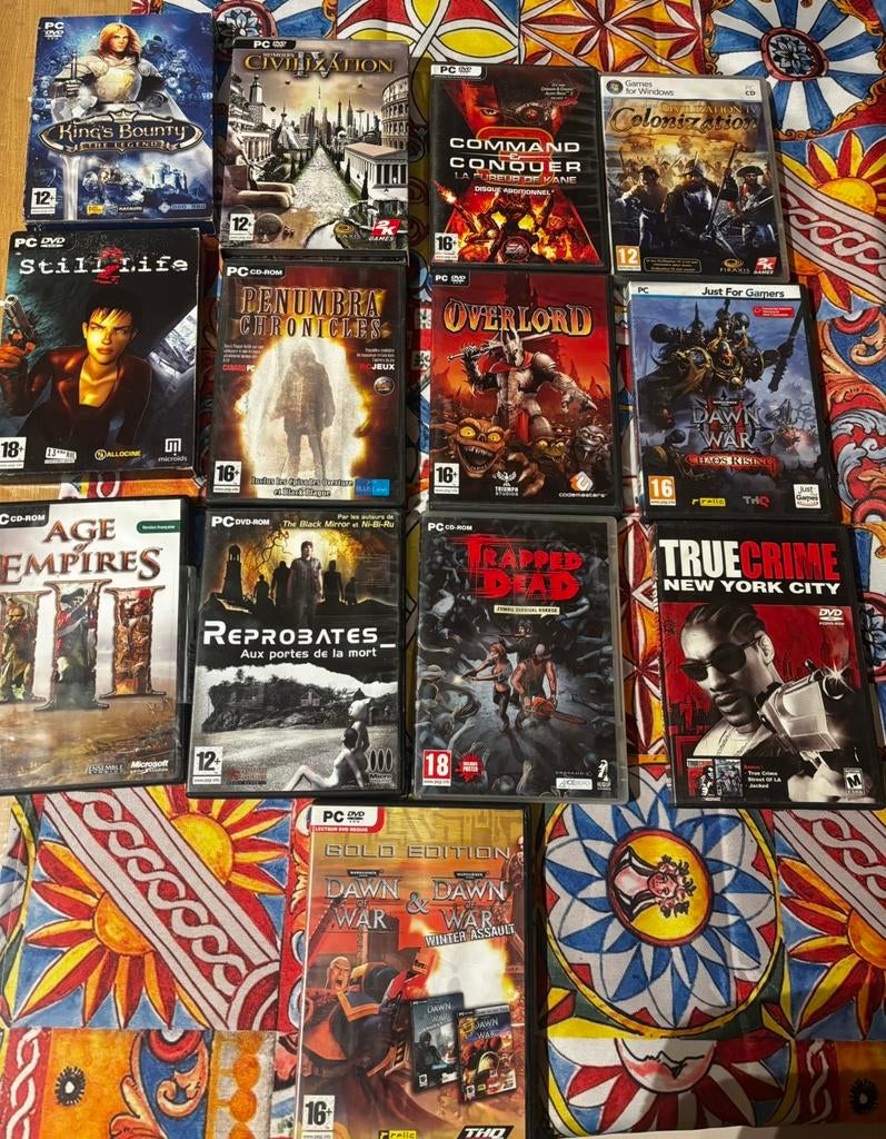 Lot de jeux PC, Ophalen, Gebruikt, Eén computer