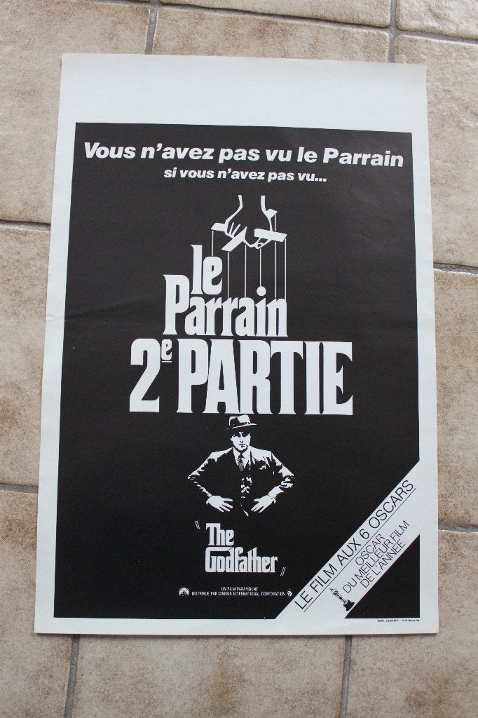 filmaffiche The Godfather 2 Al Pacino filmposter affiche, Verzamelen, Rechthoekig Staand, Ophalen of Verzenden, Zo goed als nieuw