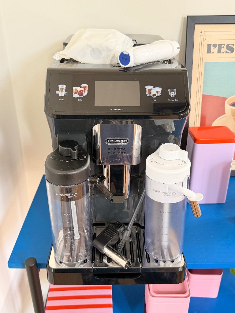 Delonghi Eletta Explore ECAM450.65.G koffiezet, Ophalen, Afneembaar waterreservoir, Koffiemachine, Koffiebonen