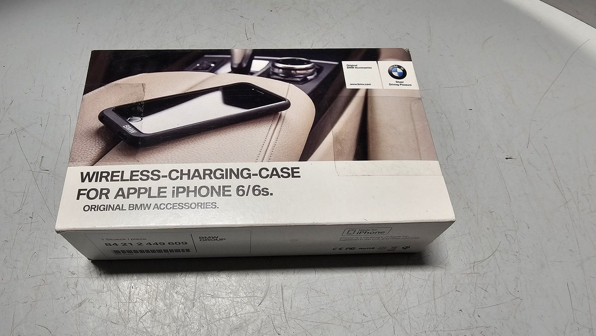 Telefoonhoes draadloos opladen iPhone 6 6s BMW 84212449609 2, Télécoms, Téléphonie mobile | Housses, Coques & Façades | Marques Autre