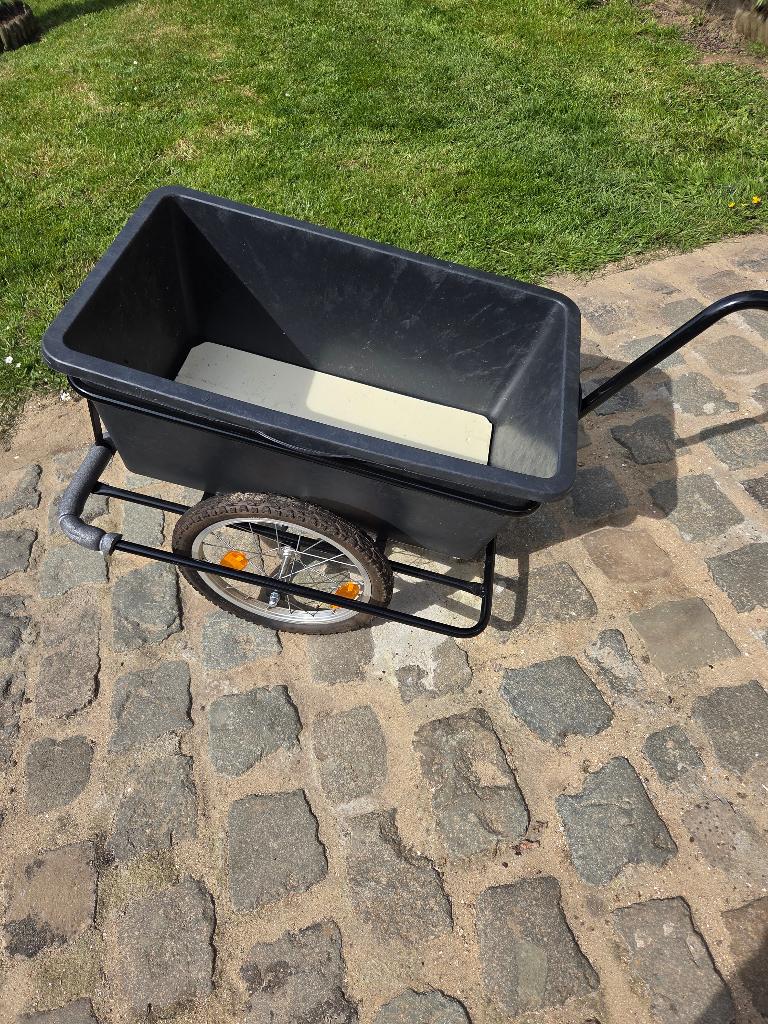 Chariot à vélos d'une capacité de 100 litres, Onbekend, Comme neuf, Enlèvement, Remorque à bagages