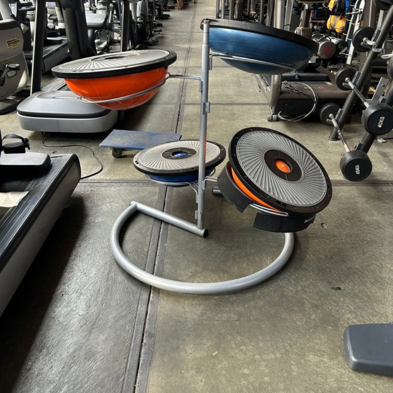 Balance ball rek – Met 4 balance balls, Enlèvement ou Envoi, Utilisé, Dos