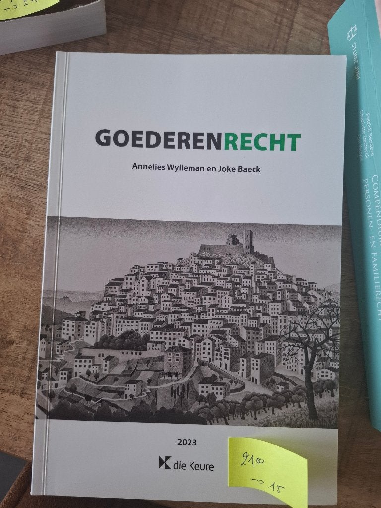 Goederenrecht, Boeken, Ophalen