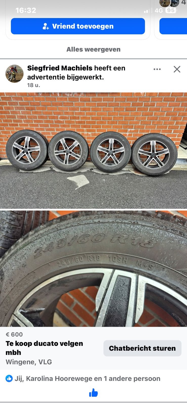 Aluminium  velgen, Auto-onderdelen, Banden en Velgen, Ophalen, Velg(en)