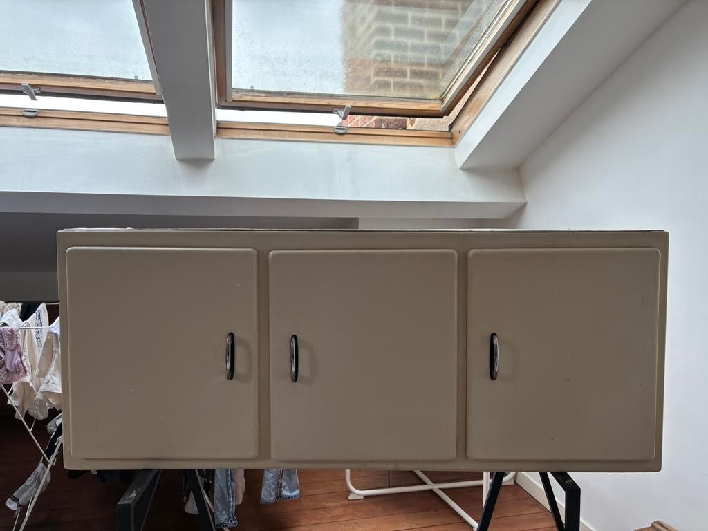 2 beige Cubex (?) kasten, Huis en Inrichting, Ophalen, Gebruikt