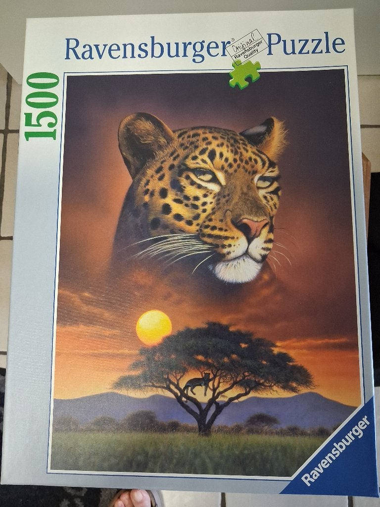 Puzzel Heer van de Steppe - Ravensburger - 1500 st, Enlèvement ou Envoi, 500 à 1500 pièces, Comme neuf, Puzzle