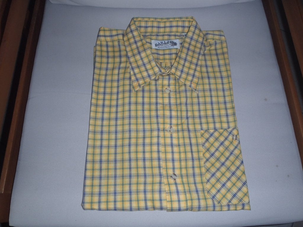 chemise à carreaux 2XL, Vêtements | Hommes, Chemises, Enlèvement ou Envoi, Comme neuf, Jaune