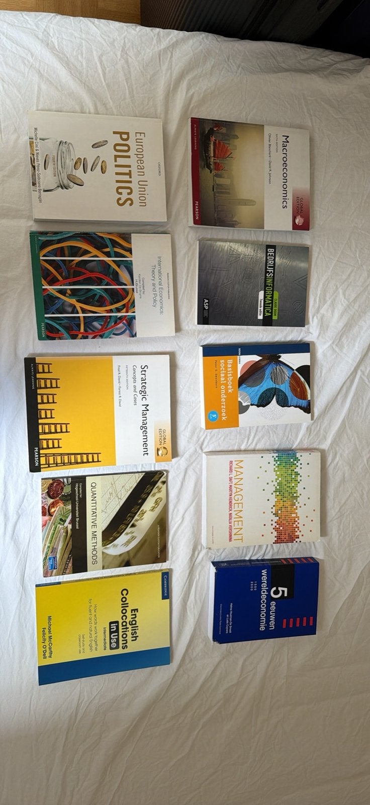 Ensemble de manuels scolaires — Pearson, Oxford — 10 livres, Enlèvement ou Envoi, Comme neuf