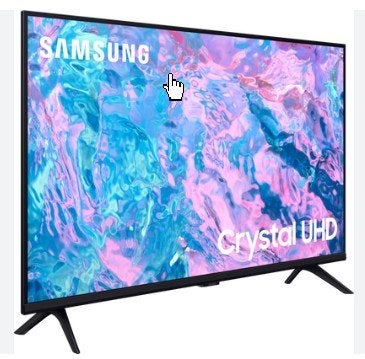 Téléviseur Samsung Crystal UHD 55CU7040 (2024), LED, 50 Hz, Comme neuf, Enlèvement