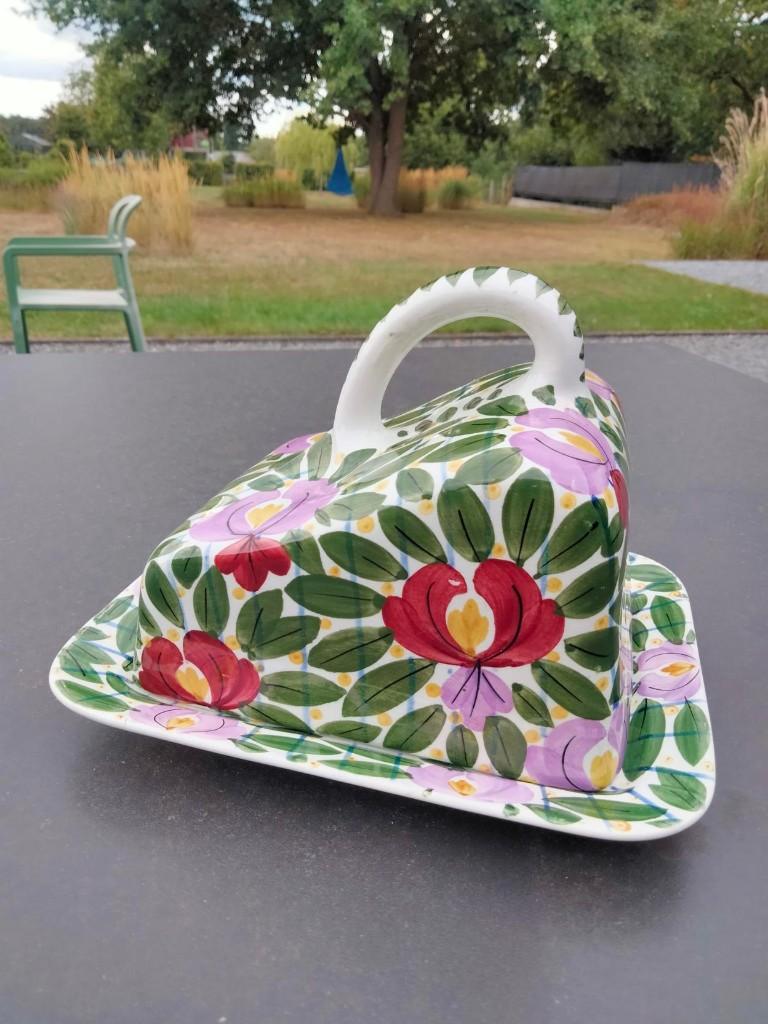 Brocante oude kaasstolp Société ceramique Maestricht, Antiquités & Art, Antiquités | Ustensiles de cuisine, Enlèvement ou Envoi