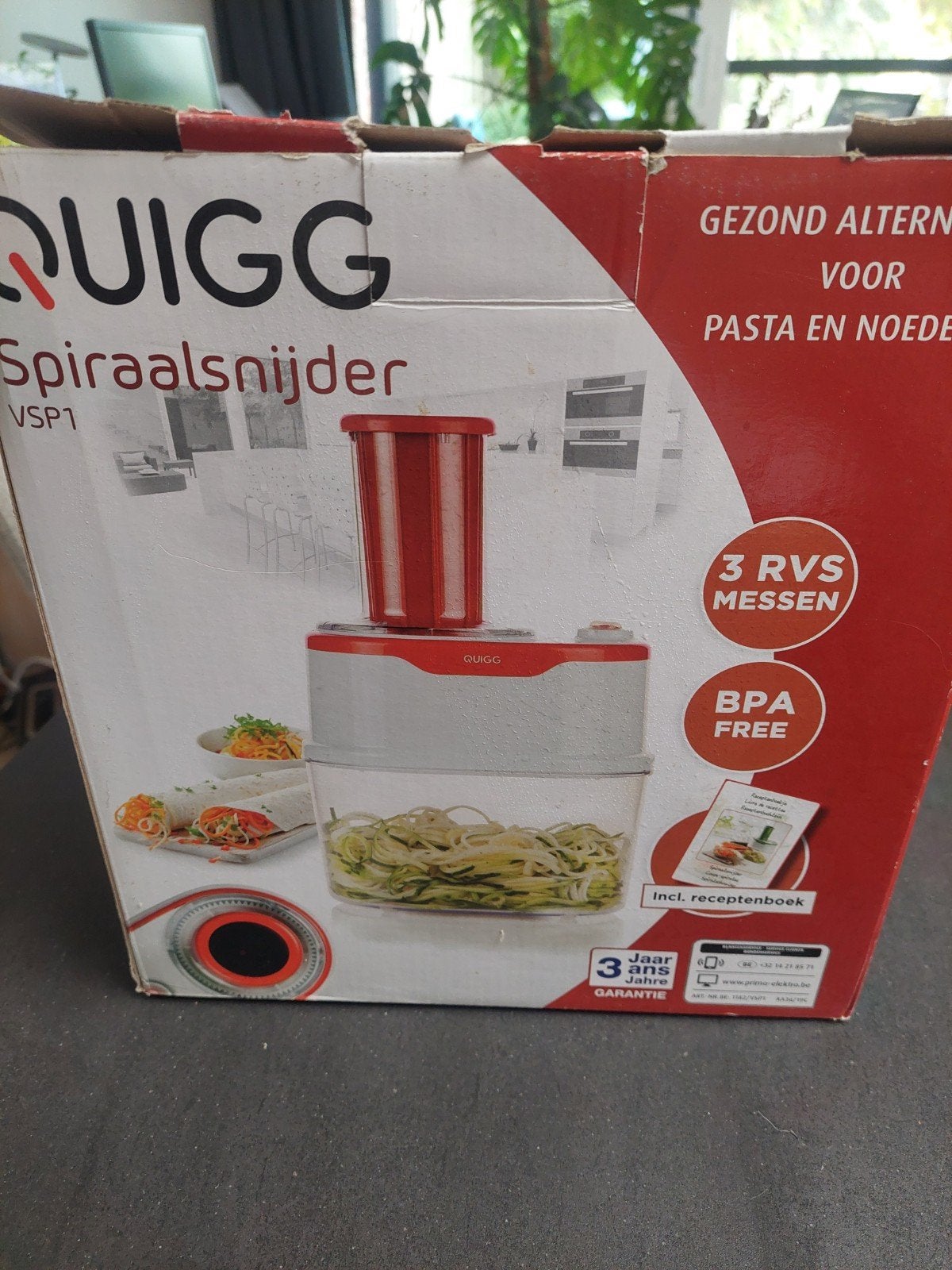 spiraalsnijder, Huis en Inrichting, Ophalen of Verzenden, Zo goed als nieuw, Rood