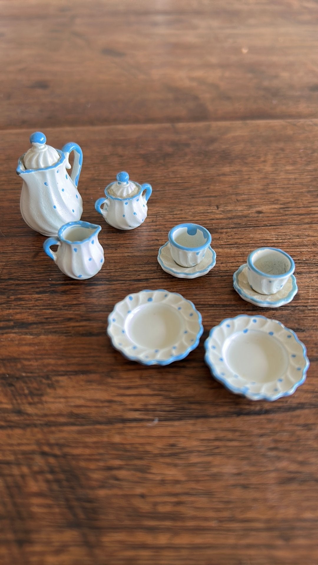 Mignatures en porcelaine, Enlèvement