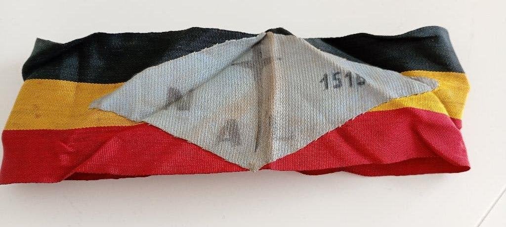 Résistance Liège Limbourg - brassard armée de libération, Ophalen of Verzenden, Overige soorten