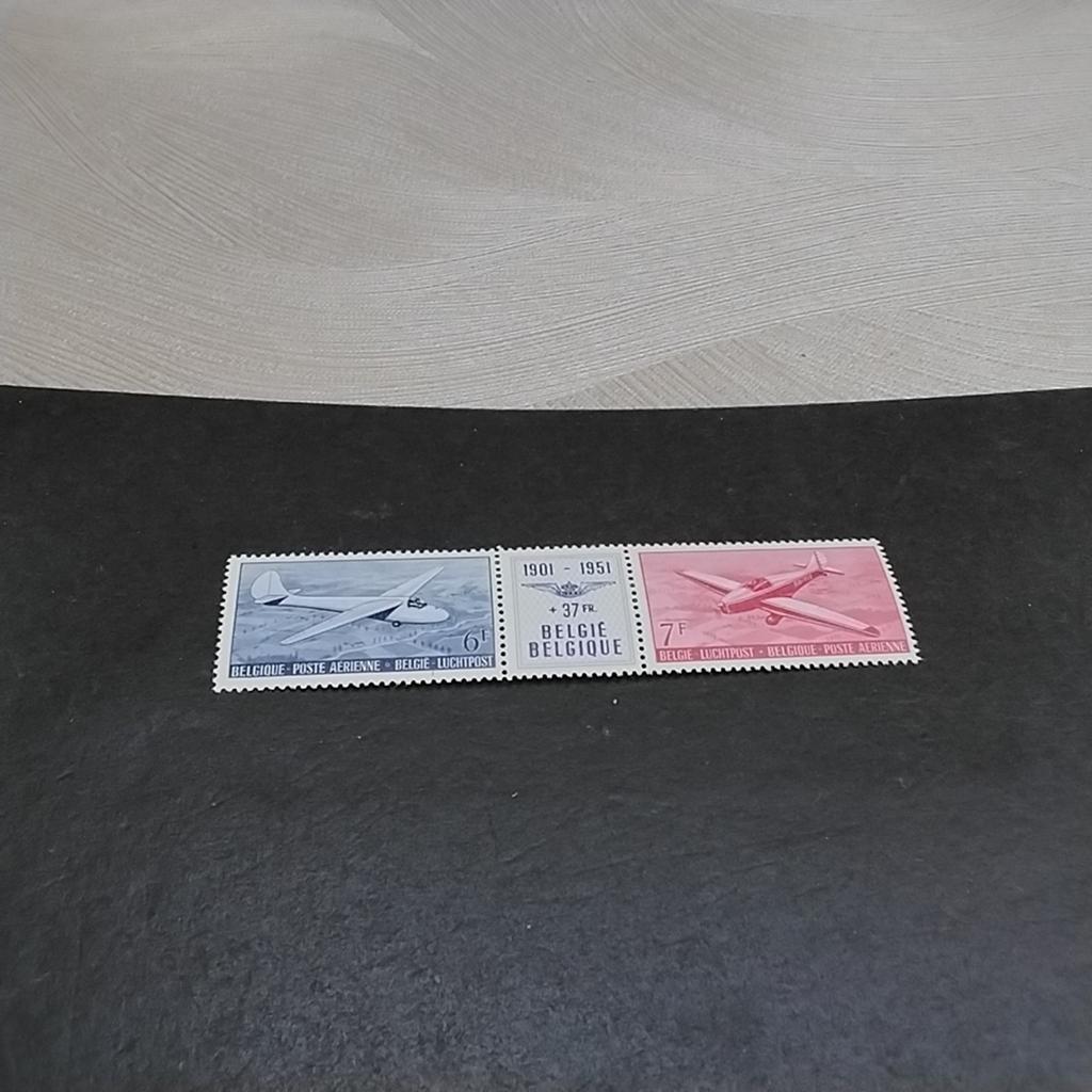 BELGIE Luchtpost 26/27 samenhangend Postfris cote 85,00 €, Postzegels en Munten, Ophalen of Verzenden, Postfris