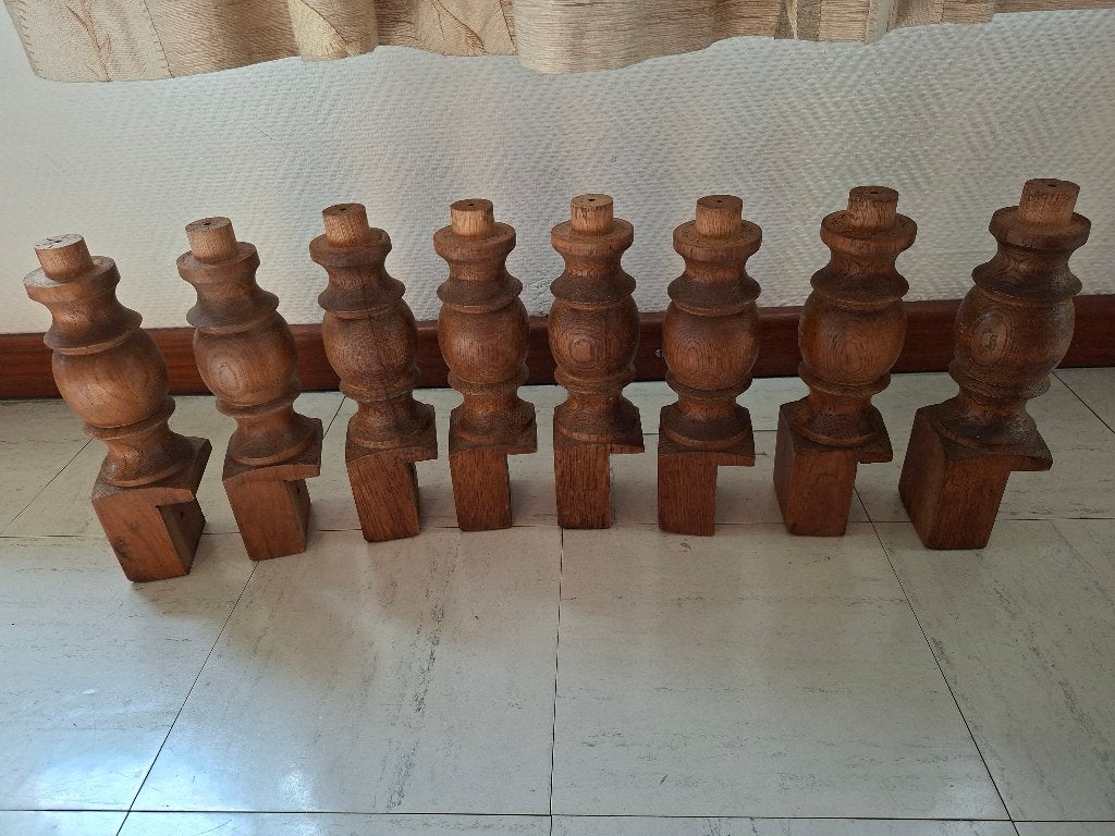 houten steunpoten voor kast, Antiek en Kunst, Ophalen