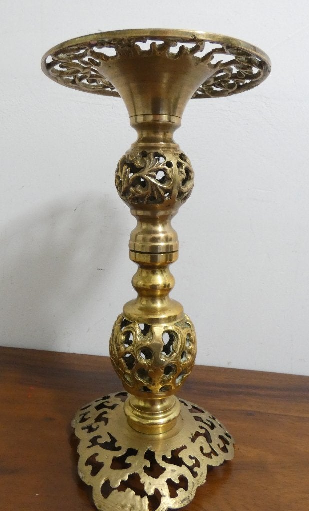 Goudkleurige kandelaar India?? [1457], Ophalen of Verzenden, Goud