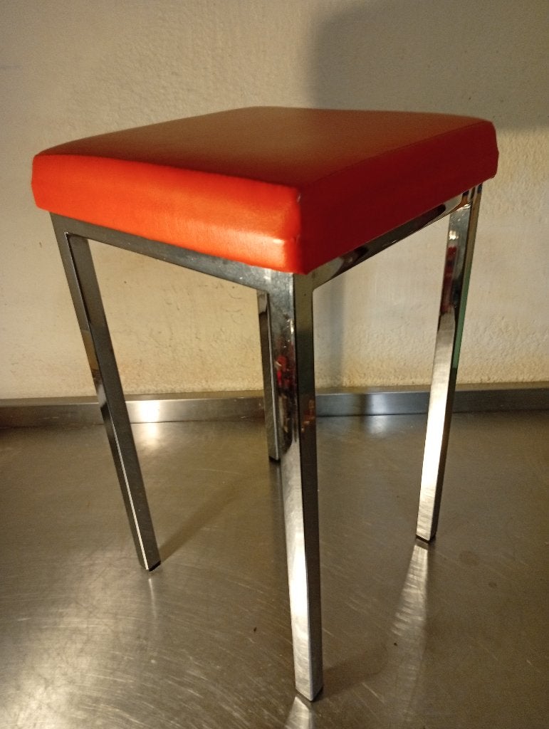 Tabouret Iconique Orange Pop  Design 70's pièce collector, Enlèvement