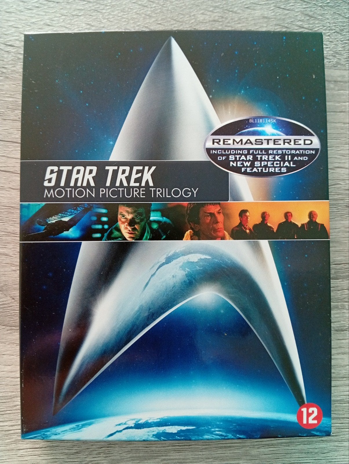 star Trek motion picture Trilogy science fiction dvd box, Enlèvement ou Envoi, Science-Fiction, Comme neuf, Anglais