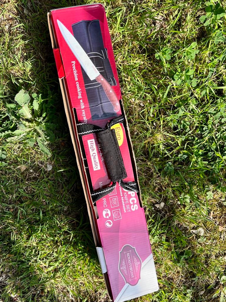 9-delige messenset voor grillen en koken, Watersport en Boten, Ophalen of Verzenden, Zo goed als nieuw