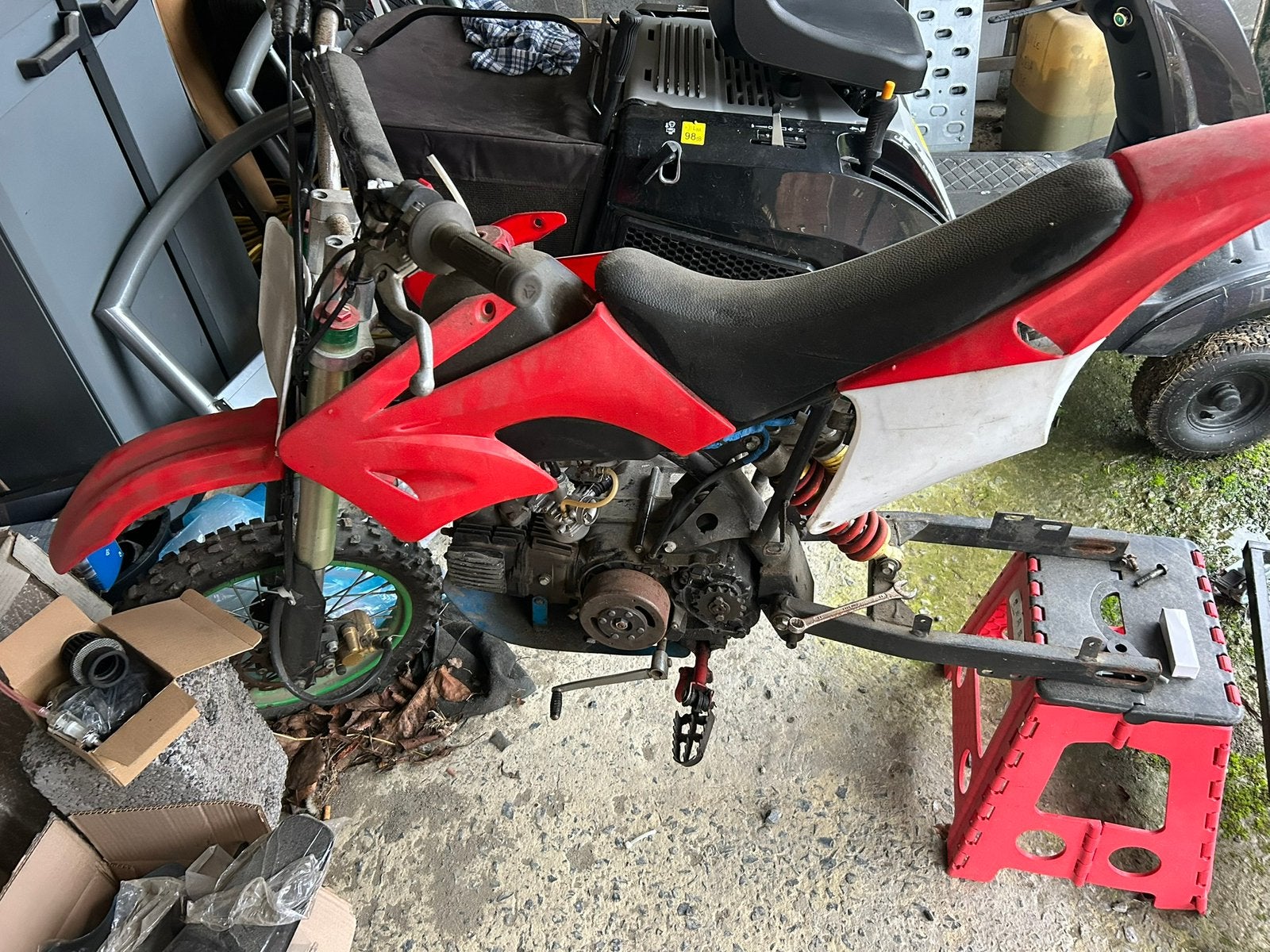 Dirt bike pour pieces, Motos, Particulier