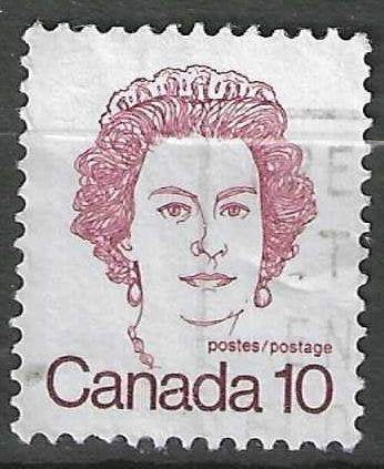 Canada 1976 - Yvert 610 - Koningin Elisabeth II (ST), Verzenden, Gestempeld