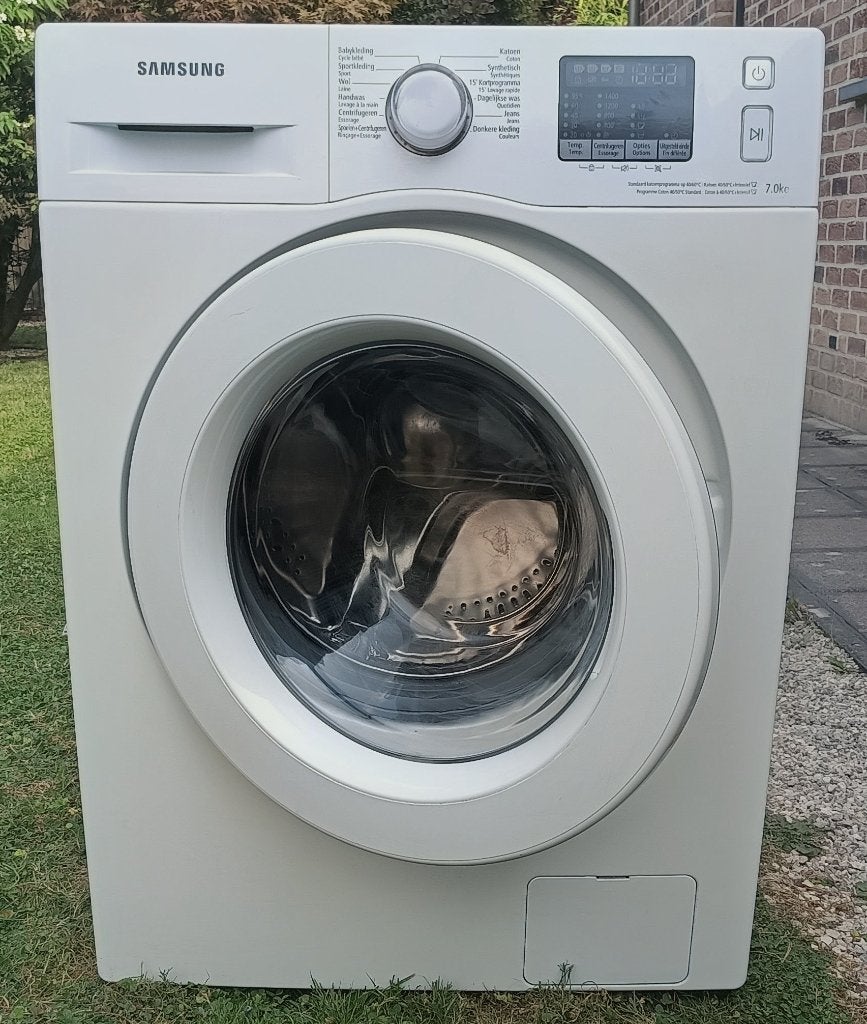1 x Lave linge + 1 x Sèche-linge Samsung, Enlèvement, Utilisé