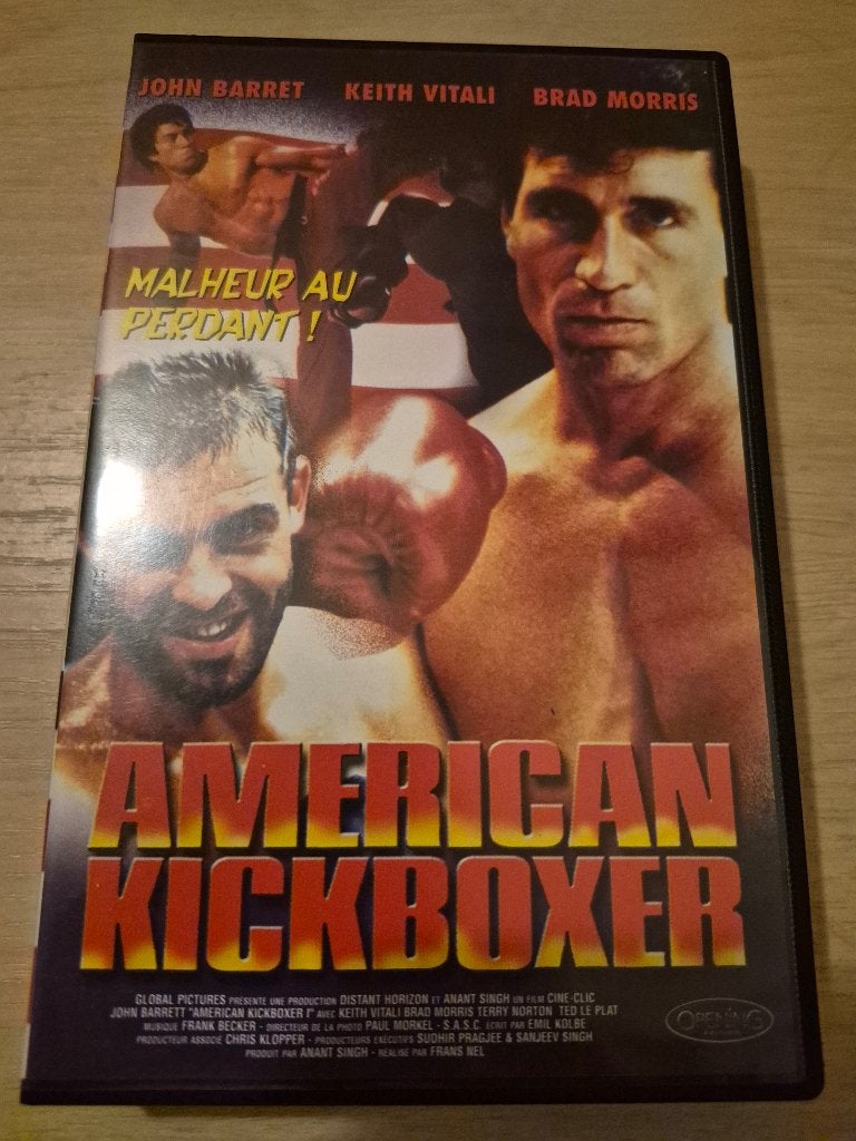 K7 VHS american kickboxer, CD & DVD, Enlèvement ou Envoi, Arts martiaux, Français, Comme neuf