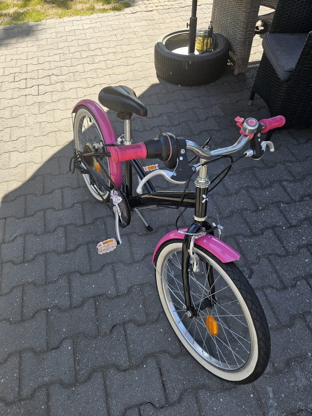 B'Twin meisjes fiets, Fietsen en Brommers, Fietsen | Kinderfietsjes, Ophalen, Zo goed als nieuw, 16 tot 20 inch