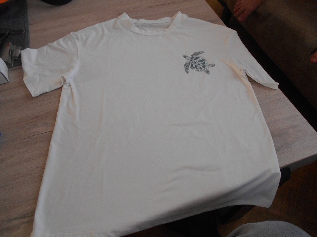wit t shirt schildpad maat s, Kleding | Dames, T-shirts, Ophalen of Verzenden, Zo goed als nieuw, Maat 36 (S), Wit