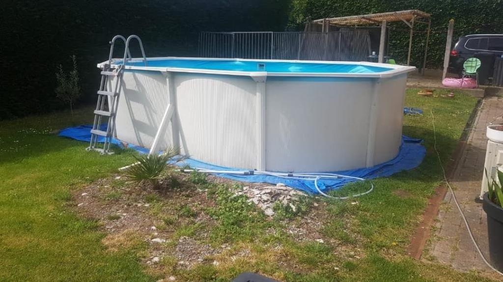 Bovengronds zwembad, Rond, Enlèvement, Utilisé, 80 à 120 cm