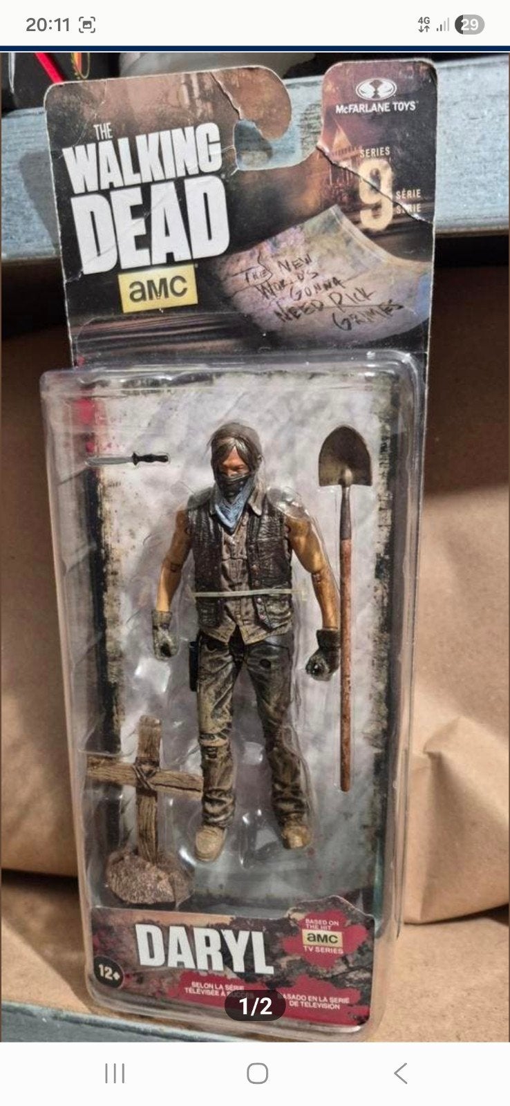 Walking Dead figurine officiel Daryl, Enlèvement ou Envoi