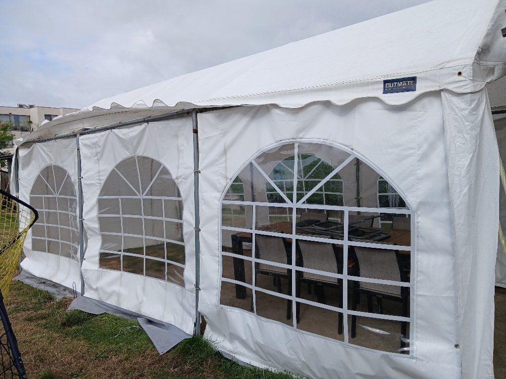 Partytent 6x3(uitbreiding tot 8x3)zoekt nieuwe eigenaar, Tuin en Terras, Ophalen, Gebruikt, Partytent, Minder dan 4 meter